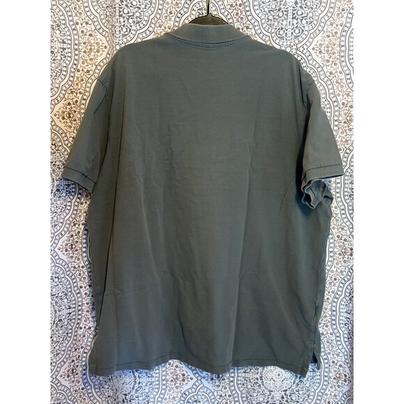 Eddie Bauer Mens 2X Gray Short-Sleeve Polo Shirt Classic Fit 100% Cotton - Picture 2 of 8
